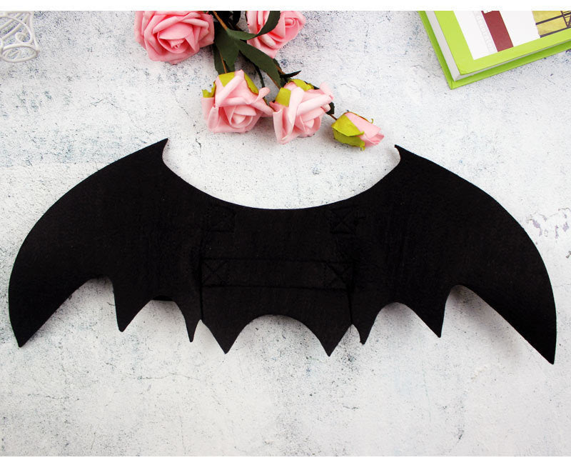 Adjustable Bat Wings Halloween Costume for Cats