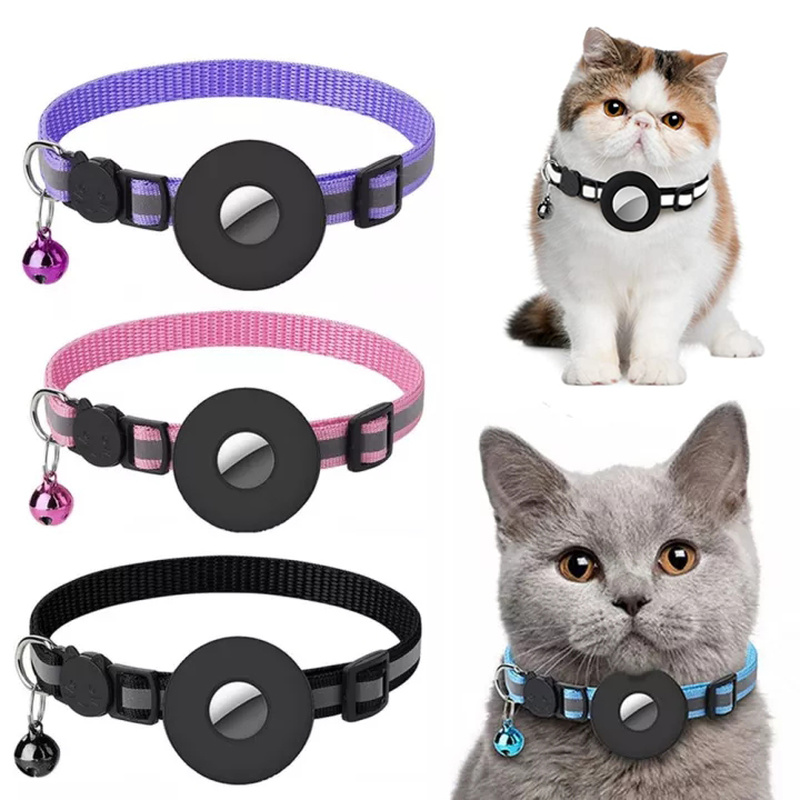 Cat & Dog Reflective Collar with Airtag Holding Case