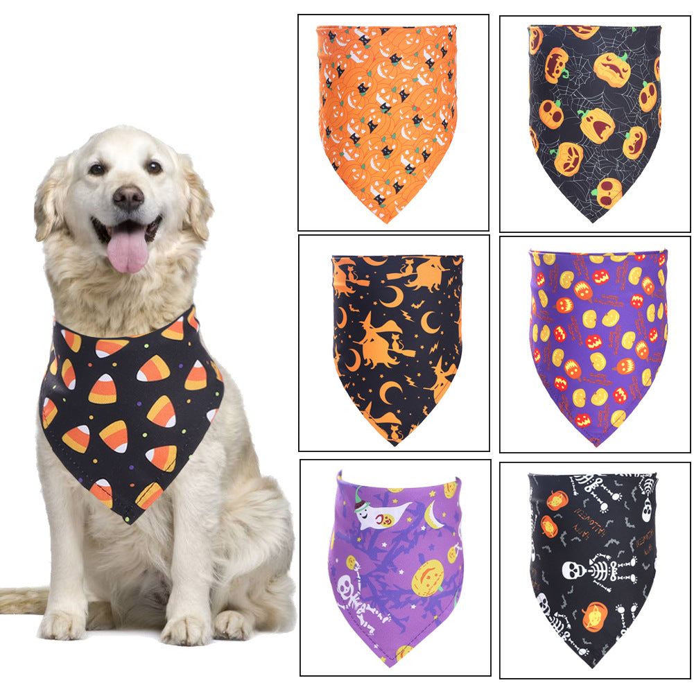 Halloween Saliva Towels For Dogs