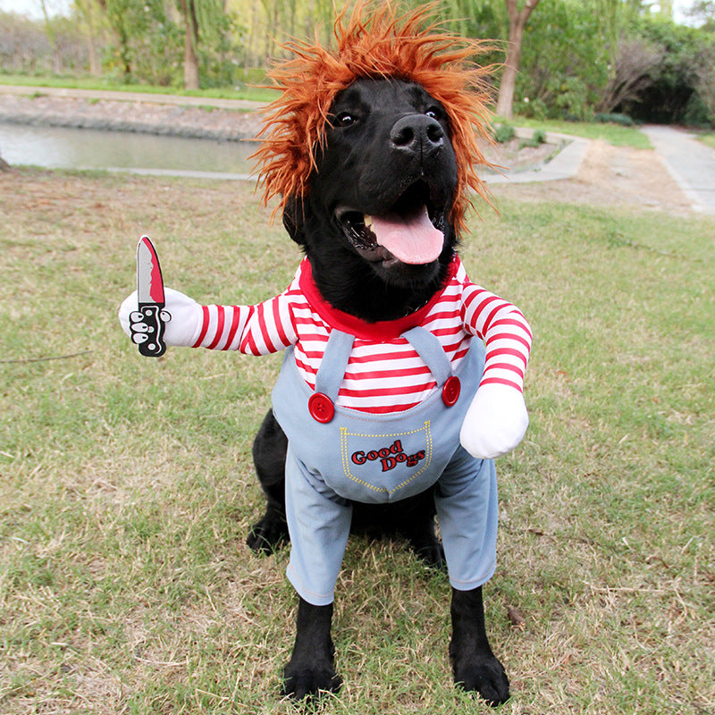 Adjustable Scary Halloween Costume for Dogs