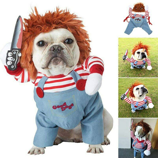 Adjustable Scary Halloween Costume for Dogs